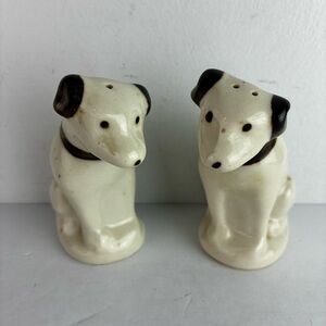 RCA Nipper Dog Vintage Salt & Pepper Shakers Set